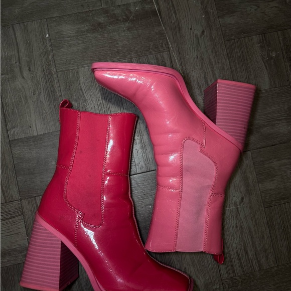 Circus by Sam Edelman Pink Heeled Boots - Picture 3 of 6